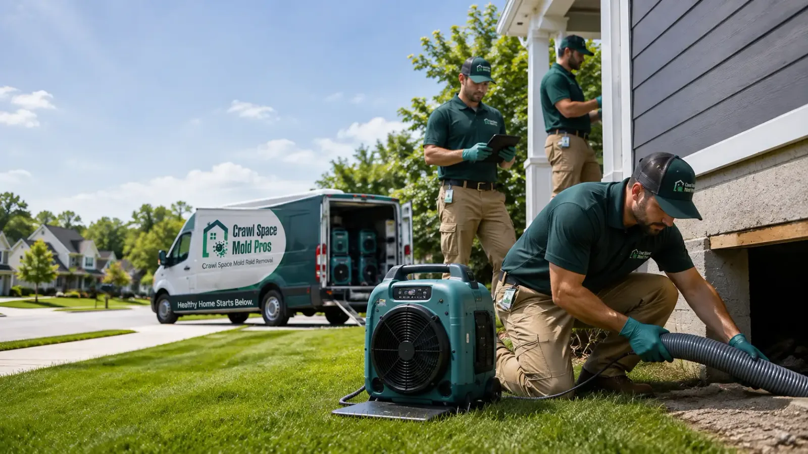 Crawl Space Mold Removal in Cable, OH